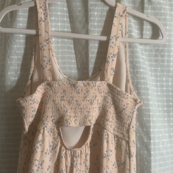 AMERICAN EAGLE OUTFITTERS Summer Floral Mini Dress Size: Small - Picture 4 of 6